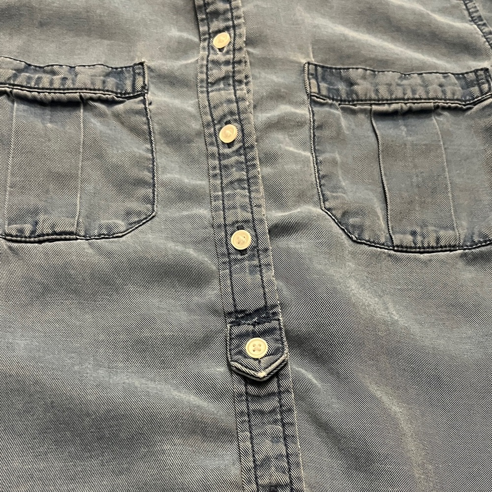 Banana Republic Blue Button-Down Shirt - Picture 5 of 16